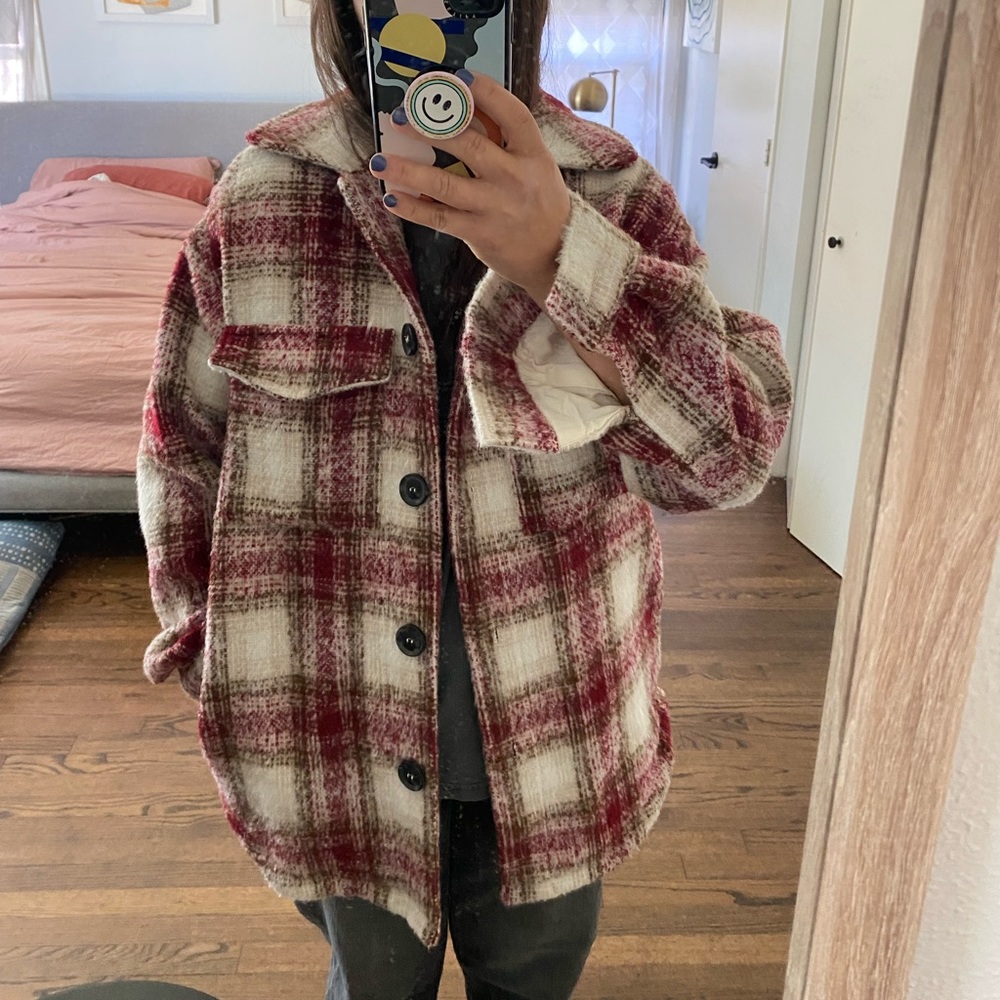 Super Cozy Plaid Jacket